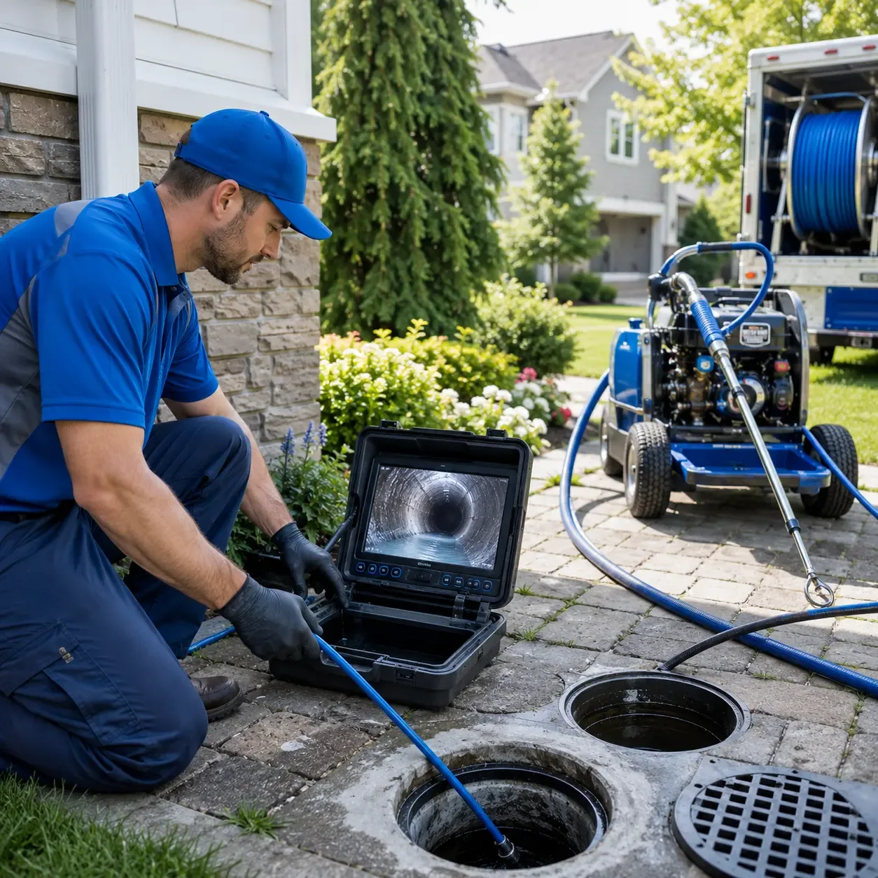 Outdoor drain cleaning professionals serving Brokaw, WI